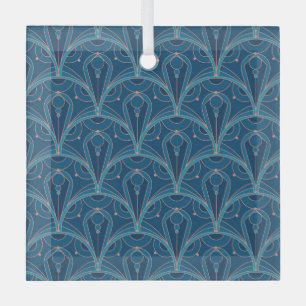 Ornement En Verre Motif géométrique Art Déco répétitif