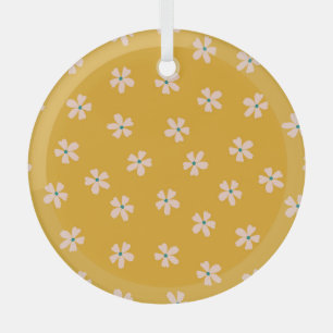 Ornement En Verre Mustard floral : vintage ditsy blender