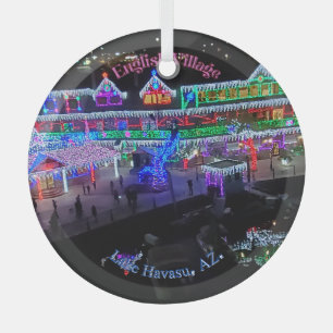 Ornement En Verre Noël au lac Havasu