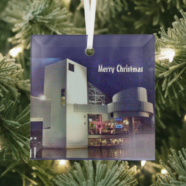 ORNEMENT EN VERRE NOËL SUR LE LAC ERIE (Insitu)