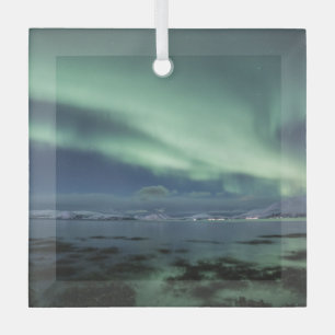 Ornement En Verre Northern Lights Norvège