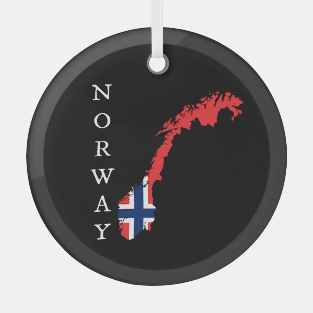 Ornement En Verre Norvège (Recto)
