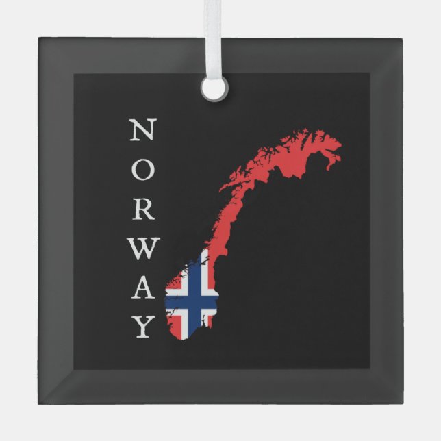 Ornement En Verre Norvège (Recto)