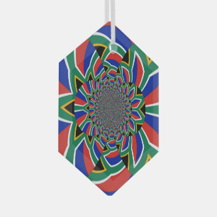 Ornement En Verre Organisation des étoiles d'Afrique du Sud