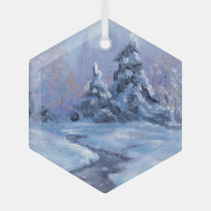 Ornement En Verre Organisation "Solstice d'hiver"