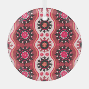 Ornement En Verre Oriental Traditionnel : Conception Ornementale San