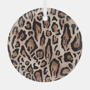 Ornement En Verre Peau léopard : motif sans soudure.