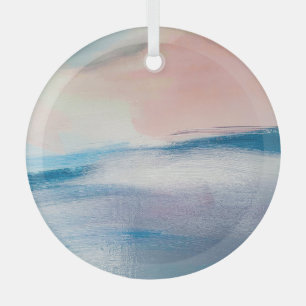 Ornement En Verre Peinture à l'huile Abstraite, texture de toile.