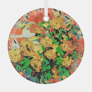 Ornement En Verre Peinture à l'huile Retro : Van Gogh Monet