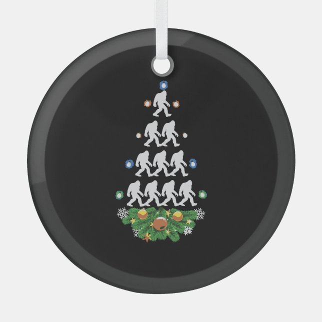 Ornement En Verre Père Noël (Recto)