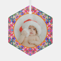 Photo personnalisé Joyeux Noël Moderne Coloré