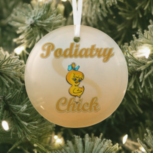Ornement En Verre Podiatry chick