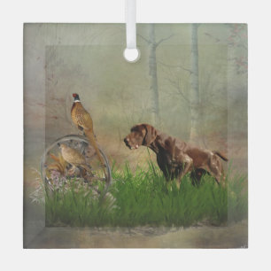 Ornement En Verre Pointeurs germains (GSP)