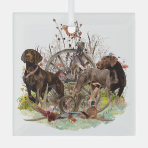 Ornement En Verre Pointeurs germains (GSP)