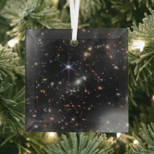 Ornement En Verre Premier champ profond de l'univers par James webb