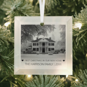 Ornement En Verre Premier Noël Moderne Dans Notre Nouvelle Photo Mai