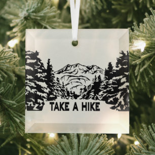 Ornement En Verre Prenez une citation Hippique paysage montagnard mo