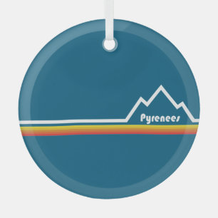 Ornement En Verre Pyrénées