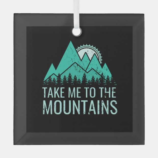 Ornement En Verre Randonnée (Recto)