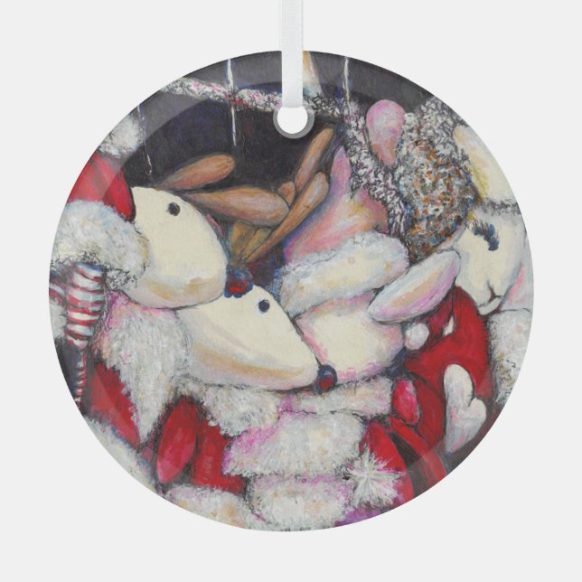 Ornement En Verre Réalité sur les vacances (Recto)