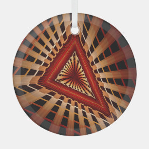 Ornement En Verre Réseau d'Imaginaires 3D Conception graphique fract