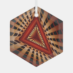 Ornement En Verre Réseau Fantastique 3D Moderne de Design Graphique