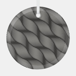 Ornement En Verre Ripple motif, texture vintage tendance.