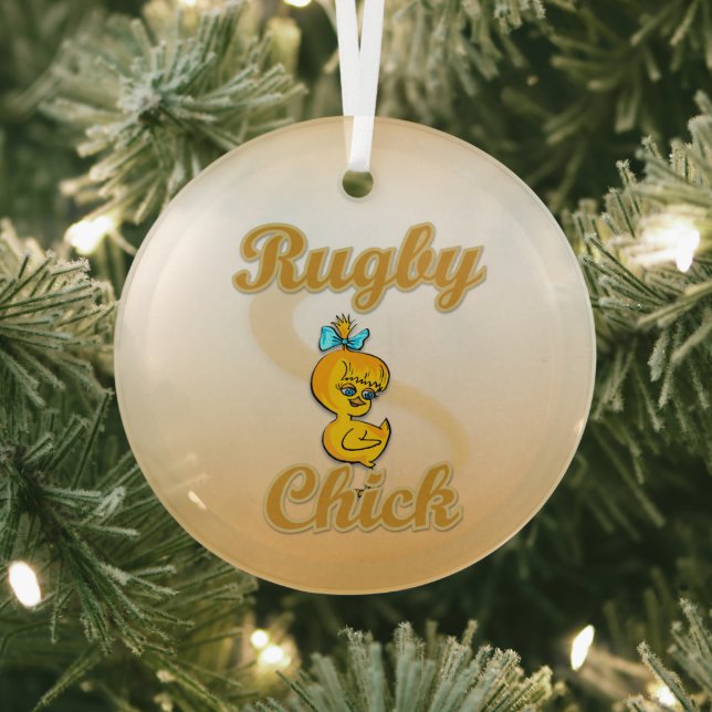 Ornement En Verre Rugby à XV (Insitu)