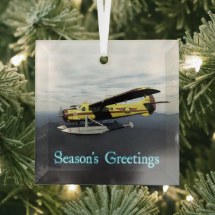 Ornement En Verre Season's Greetings - de Havilland DH3-C Otter