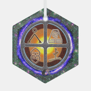 Ornement En Verre Signes terrestres