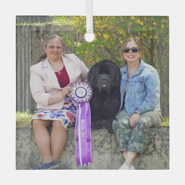 Ornement En Verre Special Order for Carol B Glass Ornament (Recto)