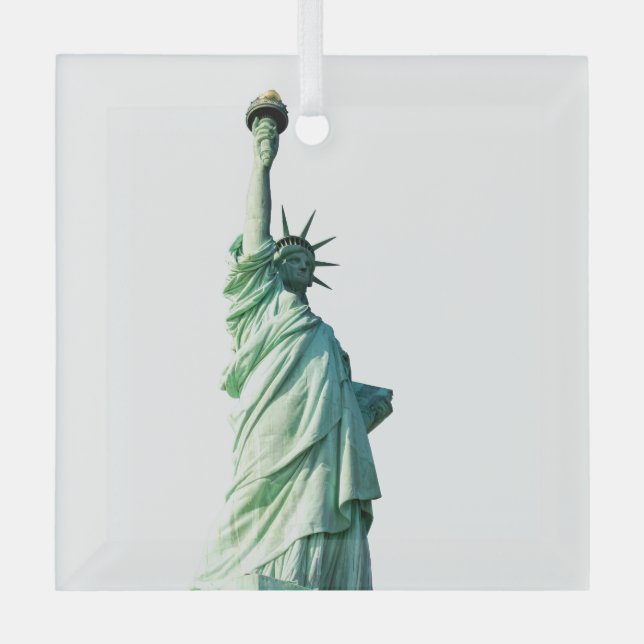 Ornement En Verre Statue of liberty   (Recto)