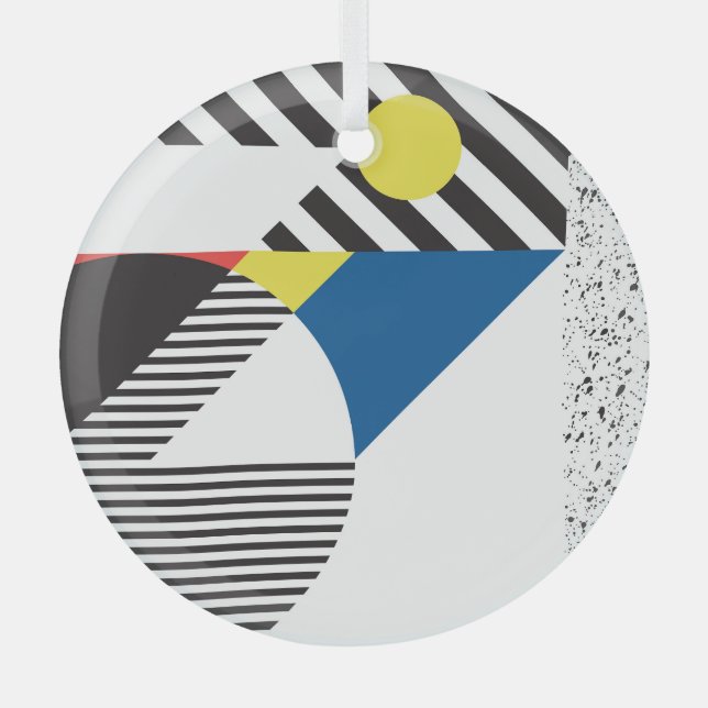 Ornement En Verre Style moderne rétro Design Arrière - plan (Recto)