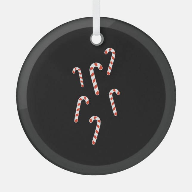 Ornement En Verre Sucre de canne Noël (Recto)