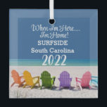 ORNEMENT EN VERRE SUD SC BEACH LOVER GIFT ORNAMENT<br><div class="desc">Ornement adorable que vous pouvez personnaliser à votre façon spéciale! CADEAU POUR LES AMOUREUX DE LA PLAGE... . Ornement pour les personnes spéciales de votre vie! GRAND CADEAU</div>