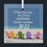 ORNEMENT EN VERRE SUD SC BEACH LOVER GIFT ORNAMENT<br><div class="desc">Ornement adorable que vous pouvez personnaliser à votre façon spéciale! CADEAU POUR LES AMOUREUX DE LA PLAGE... . Ornement pour les personnes spéciales de votre vie! GRAND CADEAU</div>