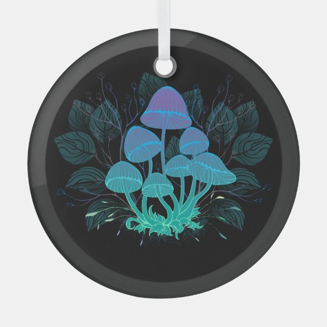 Ornement En Verre Tabourets dans Bushes (Recto)