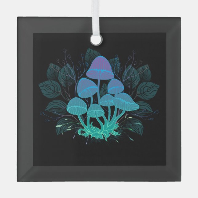 Ornement En Verre Tabourets dans Bushes (Recto)