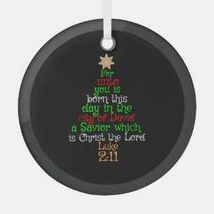 Ornement En Verre Tee-shirts de Christian-Christmas