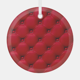 Ornement En Verre Texture boutonnée rouge : motif extensible.