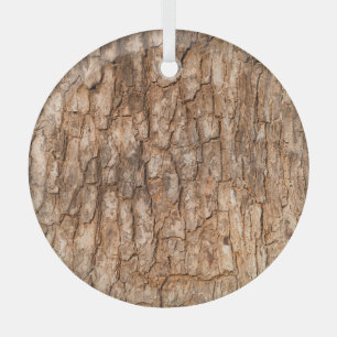 Ornement En Verre Texture écorce d'arbre, arrière - plan de bois nat