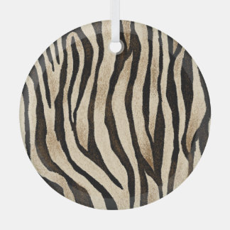 Ornement En Verre Tiger Peau Texture sans joint