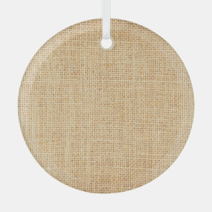 Ornement En Verre Tissu naturel, arrière - plan texturé.
