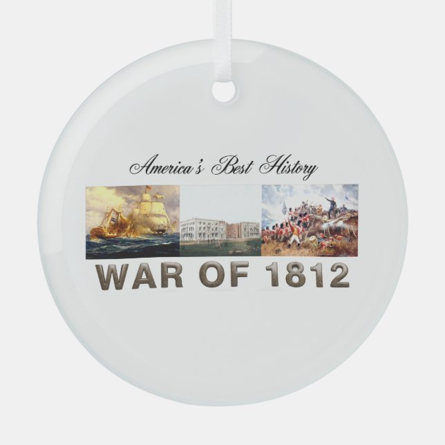 Ornement En Verre TOP War of 1812 Glass Ornament (Recto)