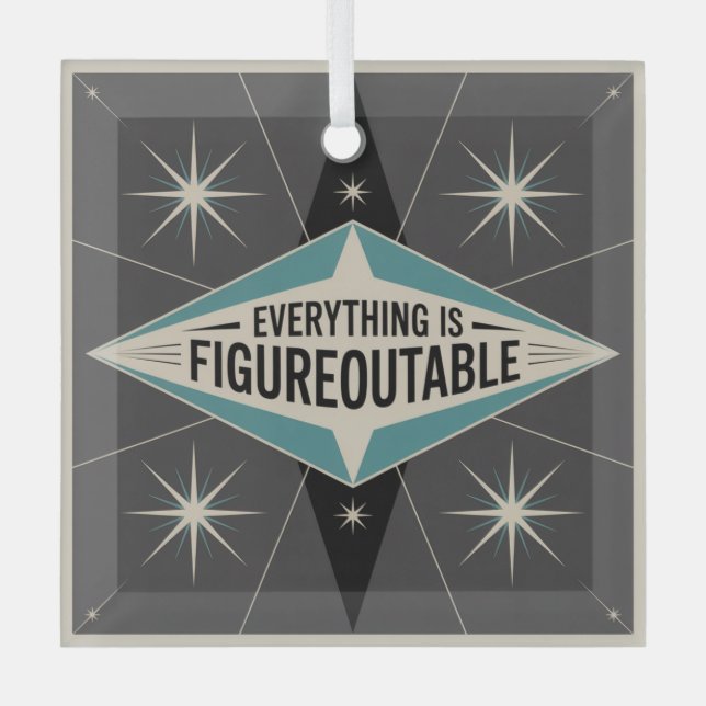 Ornement En Verre Tout est concevable (Recto)