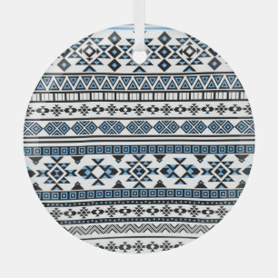 Ornement En Verre Triangle ethnique Motif Navajo géométrique