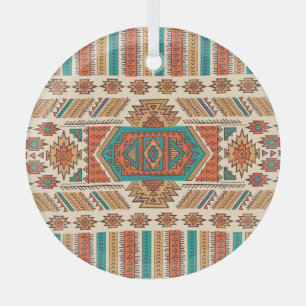 Ornement En Verre Tribal Vintage : Ethnic Seamless Motif