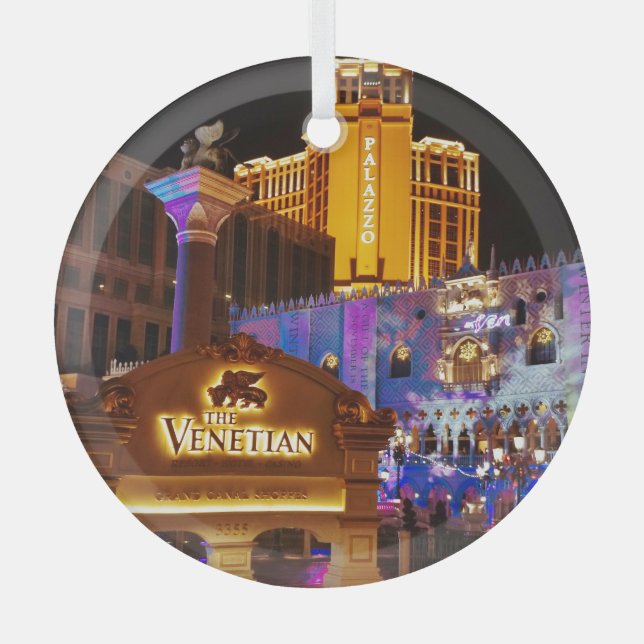 Ornement En Verre Vénitien Las Vegas Eclairages décoratifs du soir (Recto)