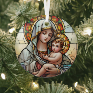 Ornement En Verre Verre à collier religieux
