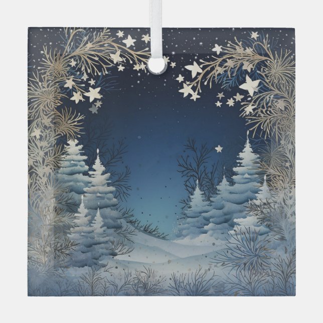 Ornement En Verre Winter Wonderland (Recto)